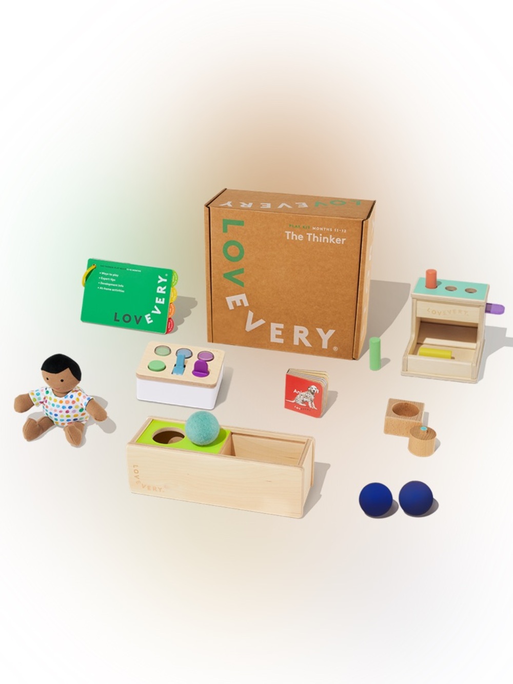 Lovevery The Thinker Play Kit - Multicolor Developmental Toy Set for Kids